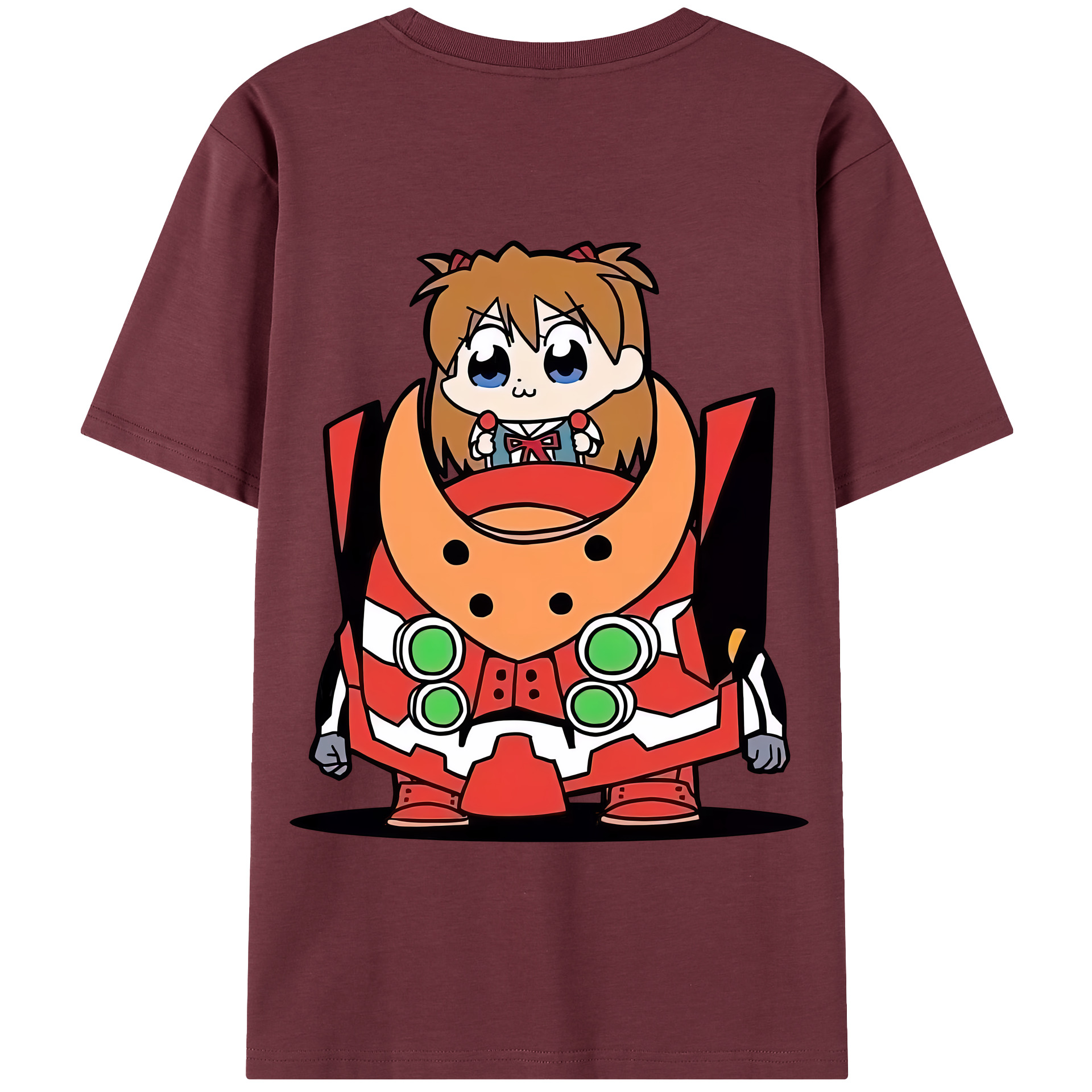 （画像用） EVA 新世紀エヴァンゲリオン 綿100％半袖Tシャツ（背面プリント）